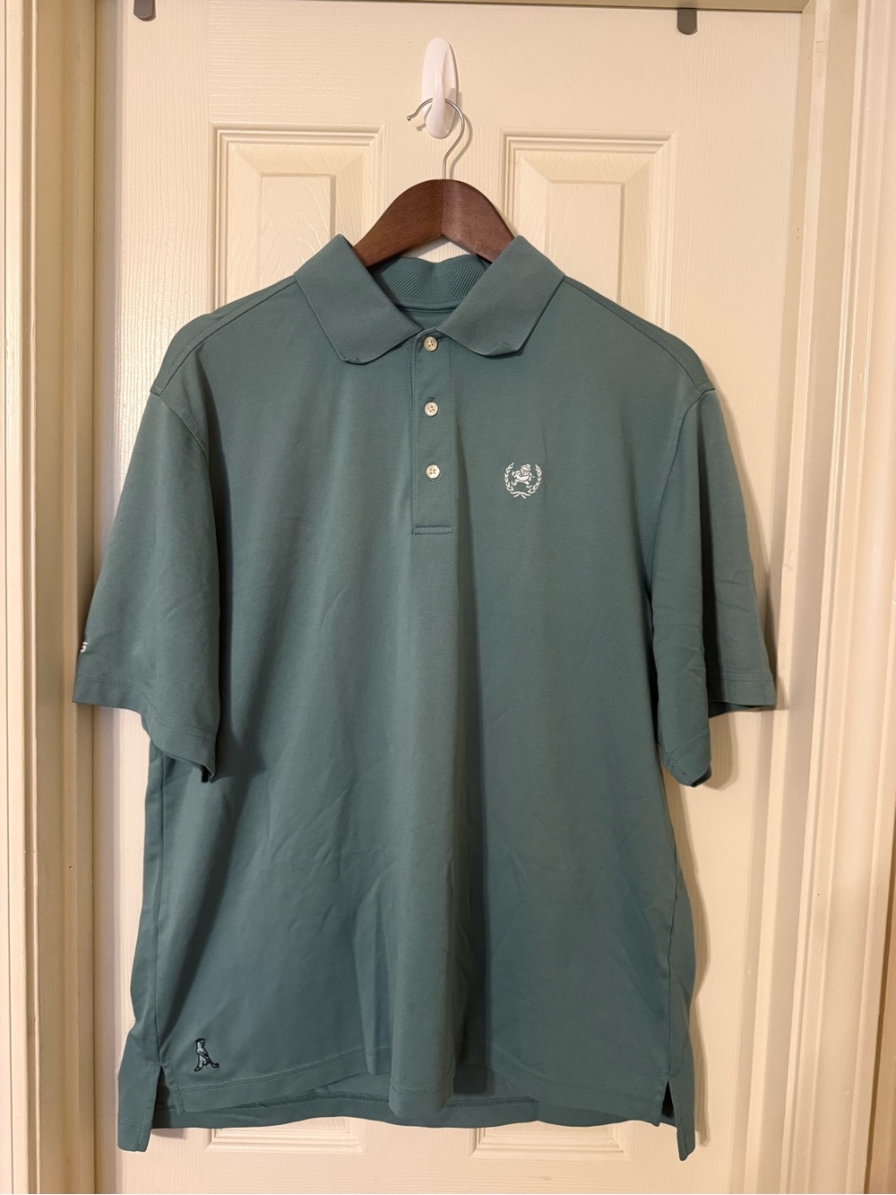 Men's Sage Green Ping Polo Shirt - Classic Short Sleeve